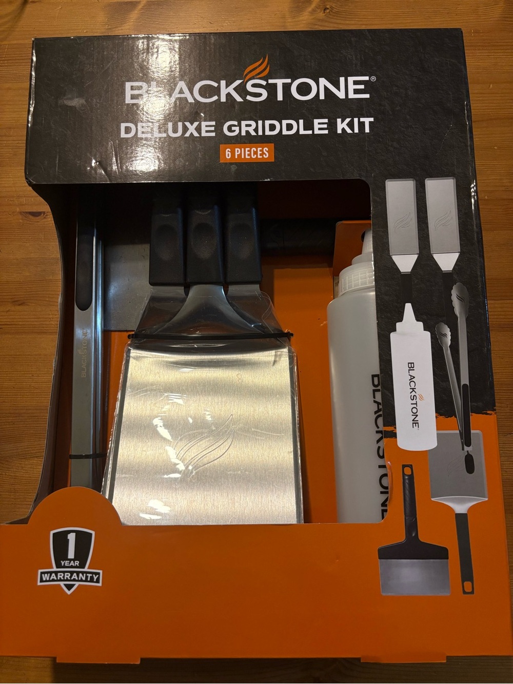 Blackstone Deluxe Griddle Kit 6-Piece Accessory Set Brand New Sealed